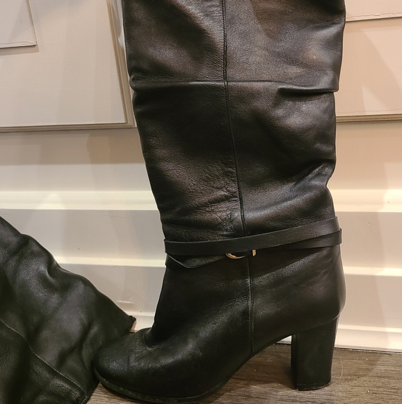 Below the knee boots w/ 2" heel - Picture 1 of 2